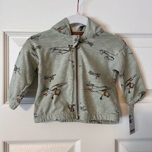Carter's Airplane Zip-Up Hoodie